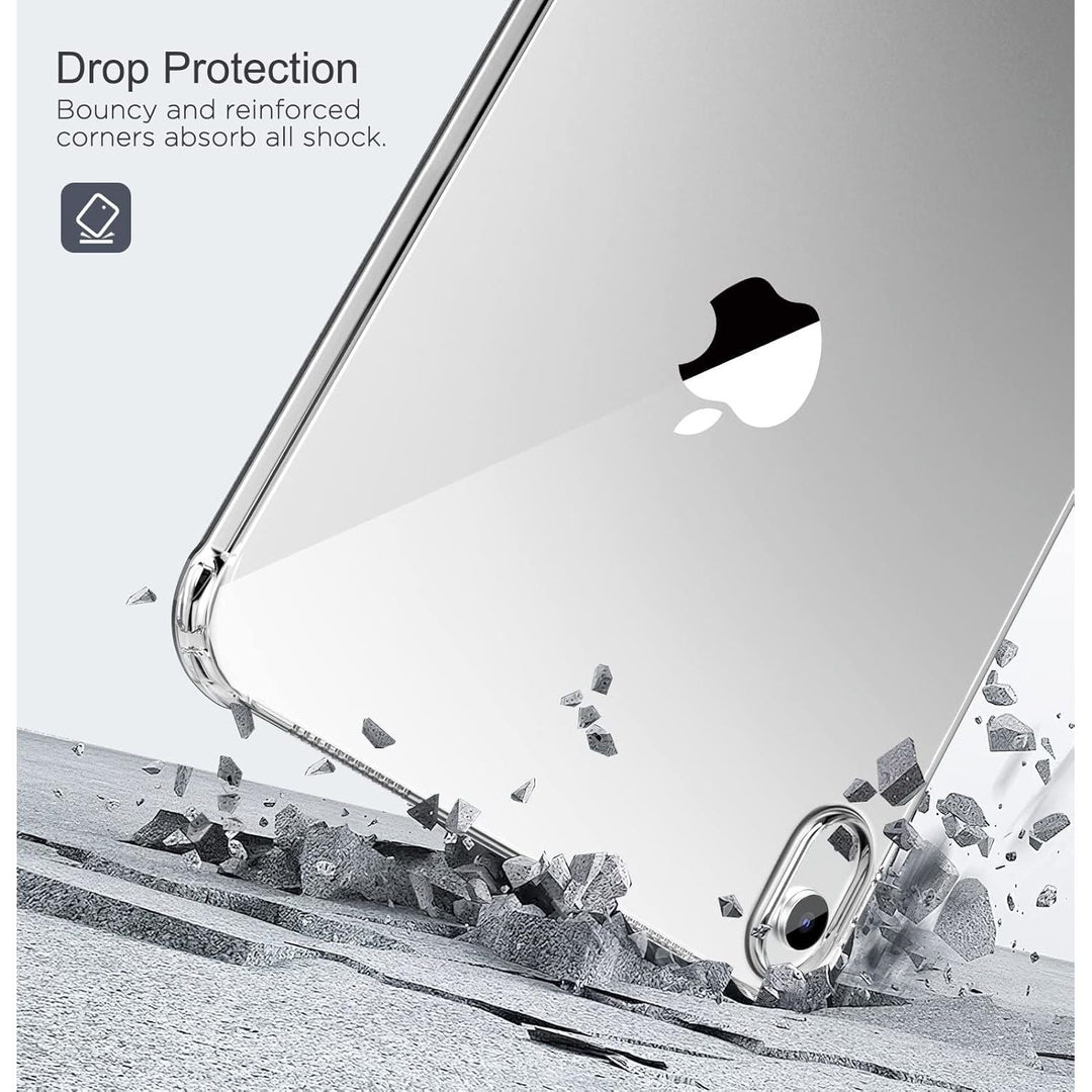 MoKo Clear iPad 10th Generation Case, iPad 10 Case, Slim & Lightweight Soft TPU Anti - Scratch Back with Shockproof Impact Resistant Raised Edge for 10th Gen iPad Case 2022, Clear - Just Closeouts Canada Inc.