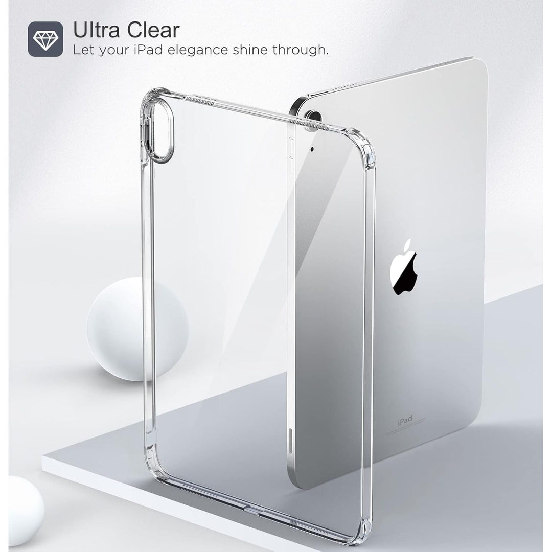 MoKo Clear iPad 10th Generation Case, iPad 10 Case, Slim & Lightweight Soft TPU Anti - Scratch Back with Shockproof Impact Resistant Raised Edge for 10th Gen iPad Case 2022, Clear - Just Closeouts Canada Inc.