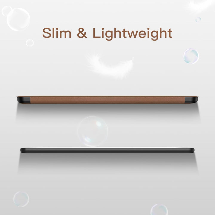 MoKo Stand Case for Kindle Scribe (2024/2022 Released) - Premium Leather Trifold Stand Cover with Pen Holder, Auto Sleep/Wake for 10.2" Amazon Kindle Scribe 2024/2022, Brown - Just Closeouts Canada Inc.