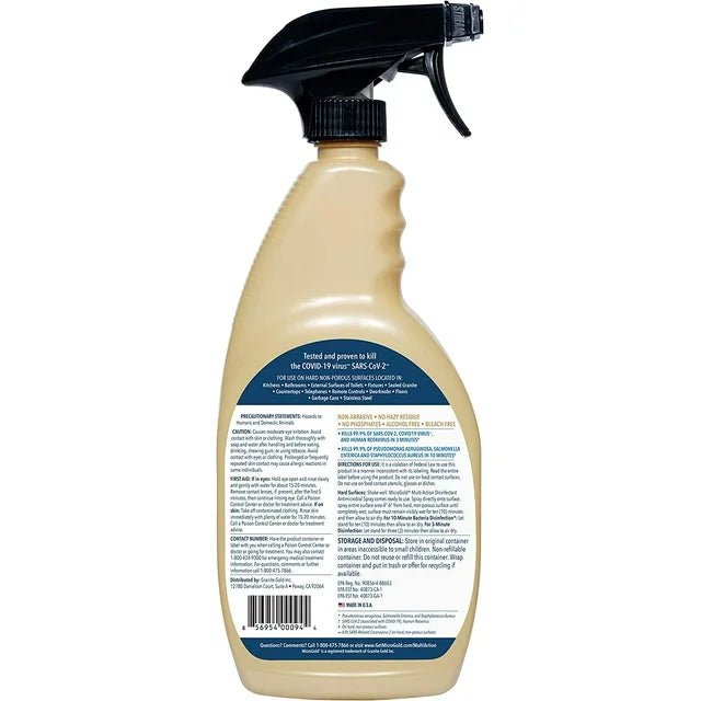 MonoFoil D Dual Action Disinfectant & Antimicrobial Spray, 710ml - Just Closeouts Canada Inc.856954000944