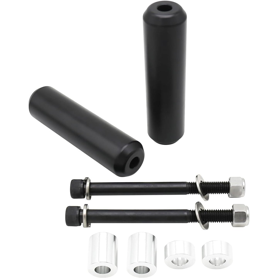 Motorcycle 6.5" Upper Shock Mount Frame Sliders Falling Crash Protector Guards Falling Side Protector No Cut Kits for Dyna 2006 - 2017 (Style A) - Just Closeouts Canada Inc.XOO42OFPXD