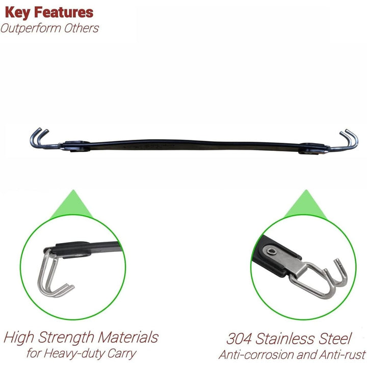 Narcilors Model-1 battery lifting strap: Strap and hook details