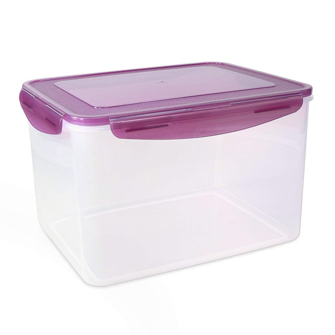 Navaris Large Food Storage Container - 38 Cup Bin with Lid - Plastic Airtight Seal Fresh Box for Kitchen, Pantry, Rice, Bread, Flour, Freezer, Salad - Just Closeouts Canada Inc.4063004111062