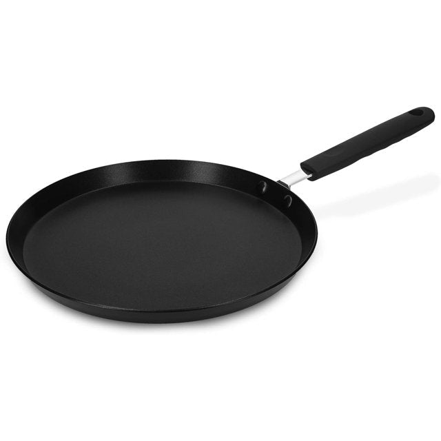 Navaris Pancake/Crepe Pan - 10" Diameter Nonstick Griddle - Skillet for Stove Frying Eggs and Crepes - Just Closeouts Canada Inc.4063004058442