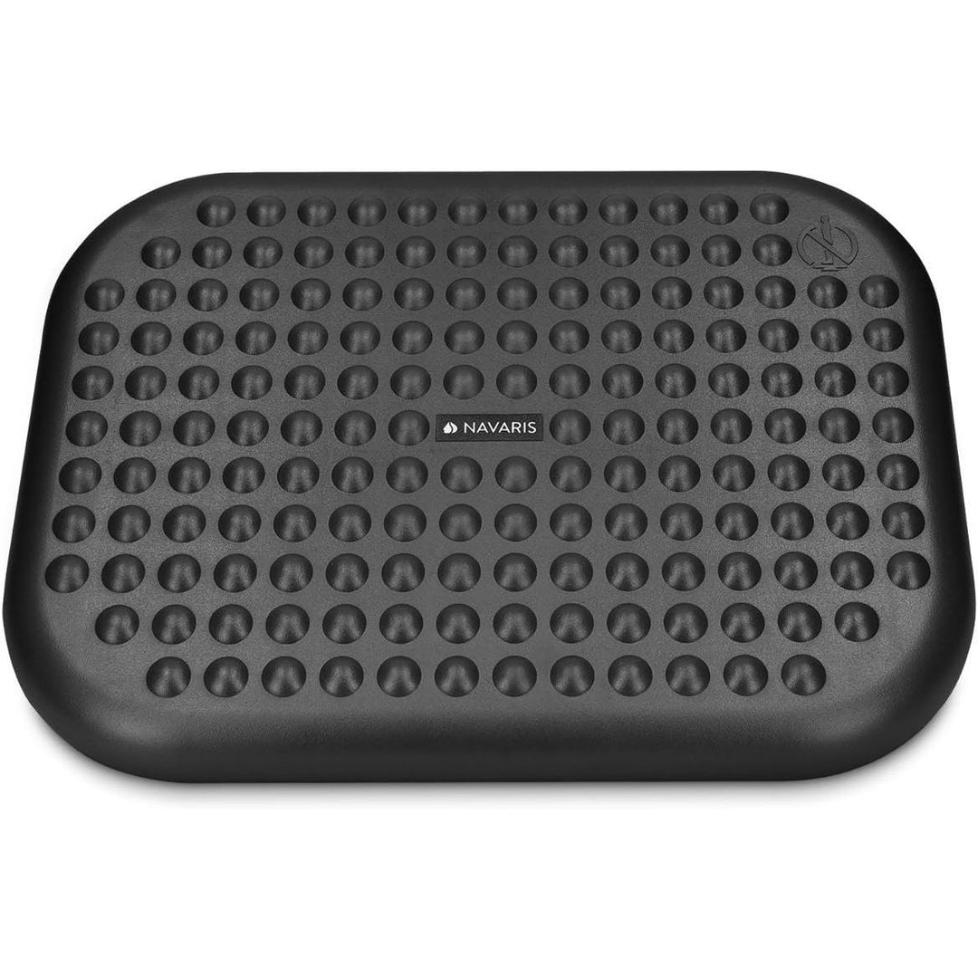 Navaris Under Desk Foot Rest - Ergonomic Footrest for at Work, Home Office, Computer - Adjustable Angle 0 - 15° Support Step Stool Riser for Feet - Just Closeouts Canada Inc.4057665292758