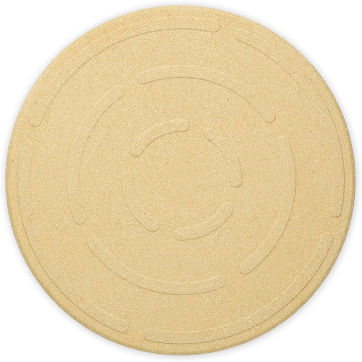 Navaris XL Pizza Stone for Baking - Cordierite Pizza Stone Plate for BBQ Grill Oven - Cook Serve Pizza, Bread - Incl. Recipe Book - Round, 12" x 0.6" - Just Closeouts Canada Inc.4063004218228