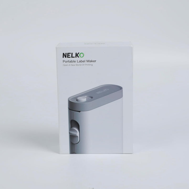 Nelko Label Maker Machine with Tape, P21 Portable Bluetooth Label Printer, Wireless Built - in Cutter Sticker Maker Mini Label Makers with Multiple Templates for School Organizing Office Home, White - Just Closeouts Canada Inc.