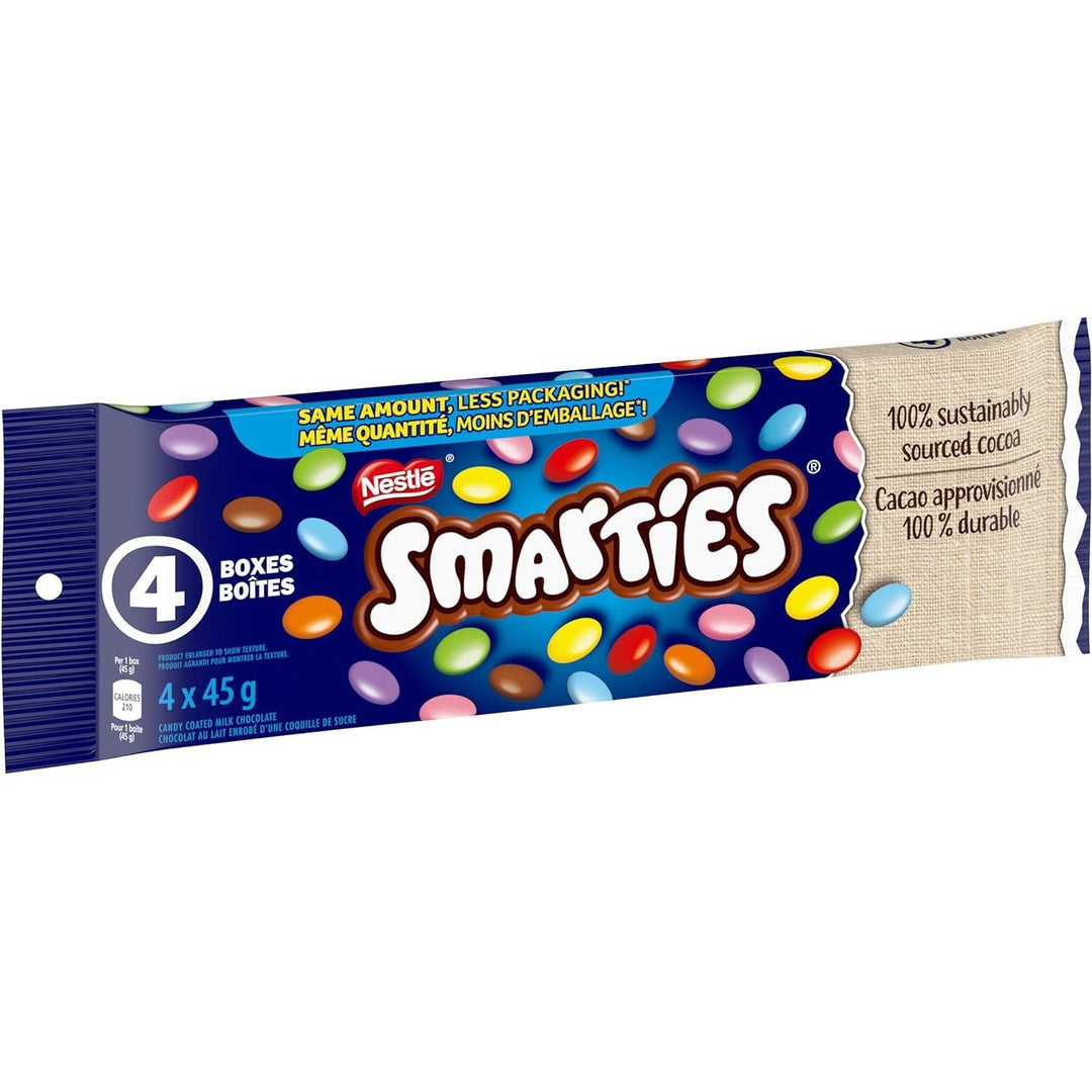 Nestle Smarties Multipack, 4x45 g - Just Closeouts Canada Inc.059800848565