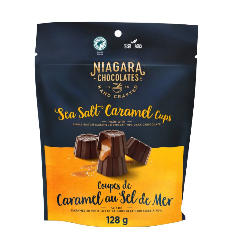 Niagara Chocolates Dark Sea Salt Caramel Cups, 128G - Just Closeouts Canada Inc.