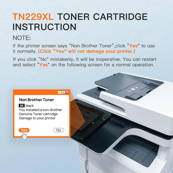 NKPAD TN229XL TN229 Toner Cartridge High Yield Replacement Compatible for Brother TN 229XL TN - 229XL TN 229 with MFC - L3720CDW MFC - L3765CDW MFC - L3780CDW MFC - L8395CDW (Black, Cyan, Magenta, Yellow) - Just Closeouts Canada Inc.