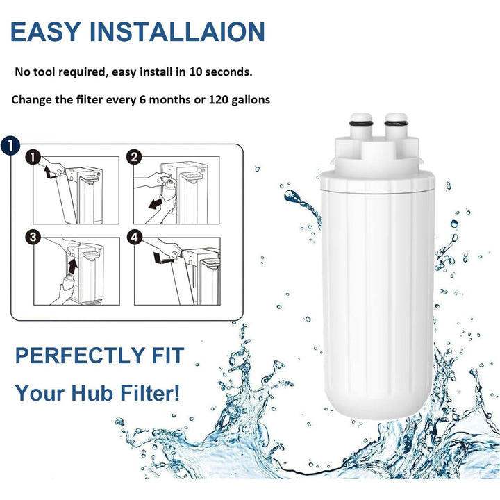 OHFULLS Replacement Water Filter, Alternative to Plastic Water Bottles, Compatible with Brita Hub Instant Powerful Counter Water Filtration Device, 3 Filters (3 - Pack) - Just Closeouts Canada Inc.