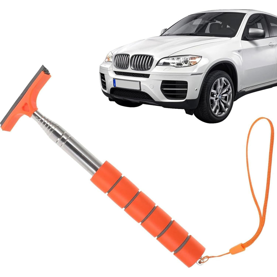 Orange Telescopic Car Mirror Squeegee, 22–98 cm - Just Closeouts Canada Inc.X00463HXOT