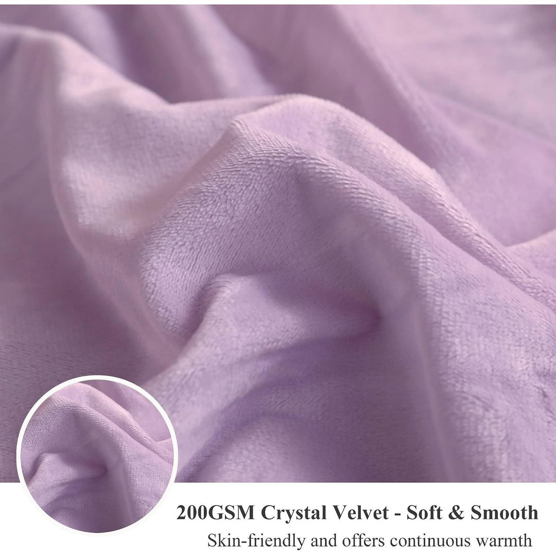 Orchid Lavender Plush Faux Fur Body Pillow Cover, 20 × 54 in - Just Closeouts Canada Inc.X0036UQETD