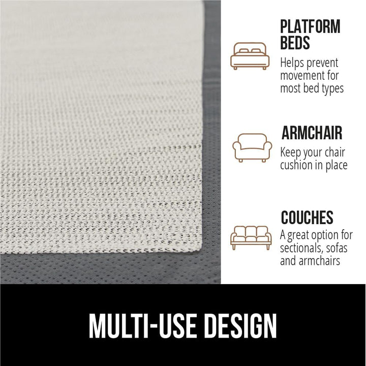 Original Slip Resistant Mattress Gripper Pad, Twin Size, Helps Stop Bed and Topper from Sliding, Stopper Works on Sofa, Couch, Mattresses, Easy to Trim, Strong Durable Grips Help Slipping - Just Closeouts Canada Inc.