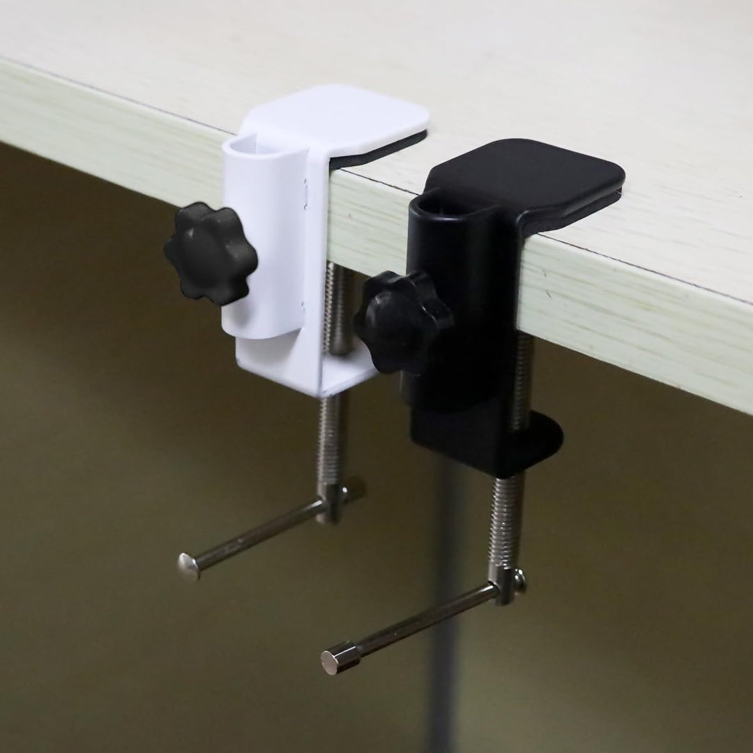 OriGlam Quick - Grip C Clamp, C - Clamp, Versatile Clamp, Desk Light Clamp Mount Holder Bracket For Desktop Mount Holder LCD Monitor Flash Desk (White) - Just Closeouts Canada Inc.