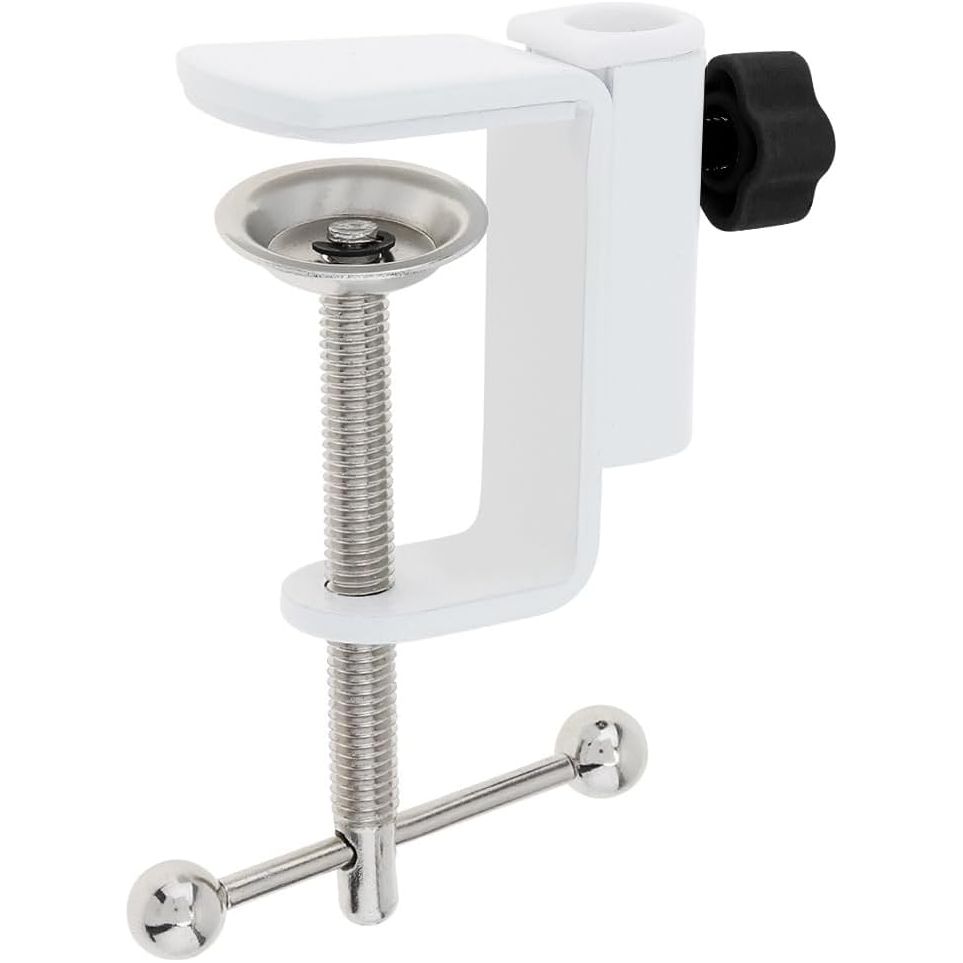 OriGlam Quick - Grip C Clamp, C - Clamp, Versatile Clamp, Desk Light Clamp Mount Holder Bracket For Desktop Mount Holder LCD Monitor Flash Desk (White) - Just Closeouts Canada Inc.