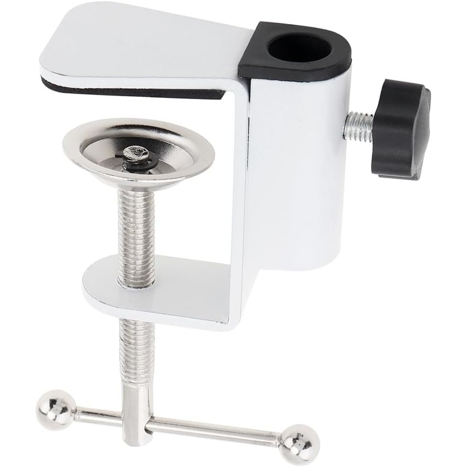 OriGlam Quick - Grip C Clamp, C - Clamp, Versatile Clamp, Desk Light Clamp Mount Holder Bracket For Desktop Mount Holder LCD Monitor Flash Desk (White) - Just Closeouts Canada Inc.