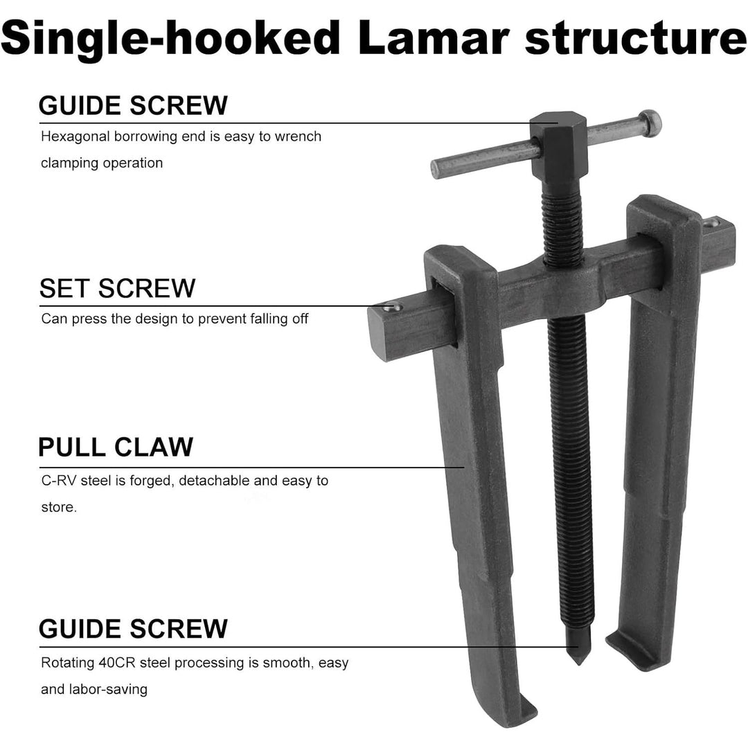 OriGlam Two Jaws Bearing Puller/Remover, Adjustable Two Jaw Puller Tool, Bearing Puller Tool, Carbon Steel Pump Pulley Remover (8 inch) - Just Closeouts Canada Inc.