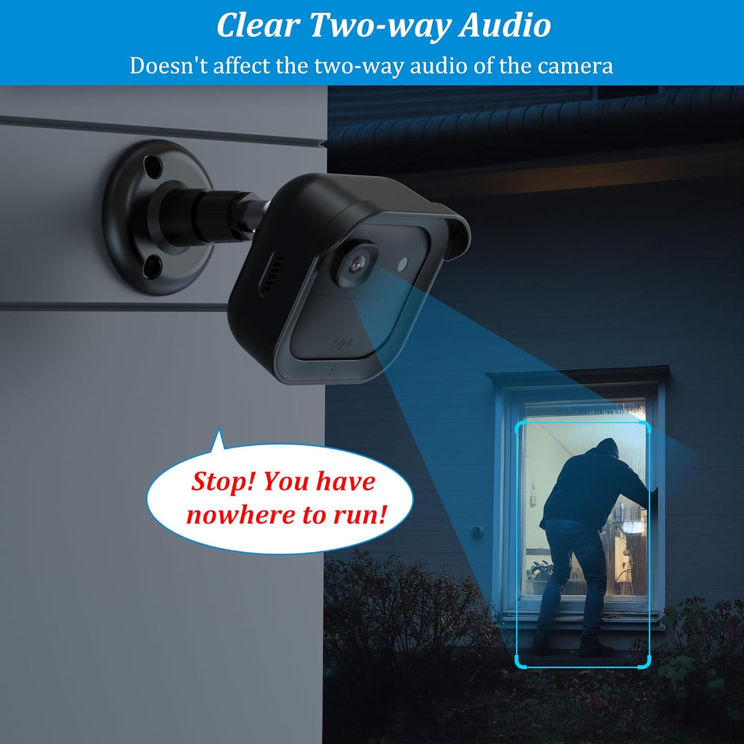 Outdoor Camera Mount for Blink Outdoor 4 (4th Gen) & 3rd Gen Camera, 3 Pack 360° Adjustable Wall Mount Bracket with Sync Module 2 Mount for Blink Camera System (Black, Cameras Not Included) - Just Closeouts Canada Inc.