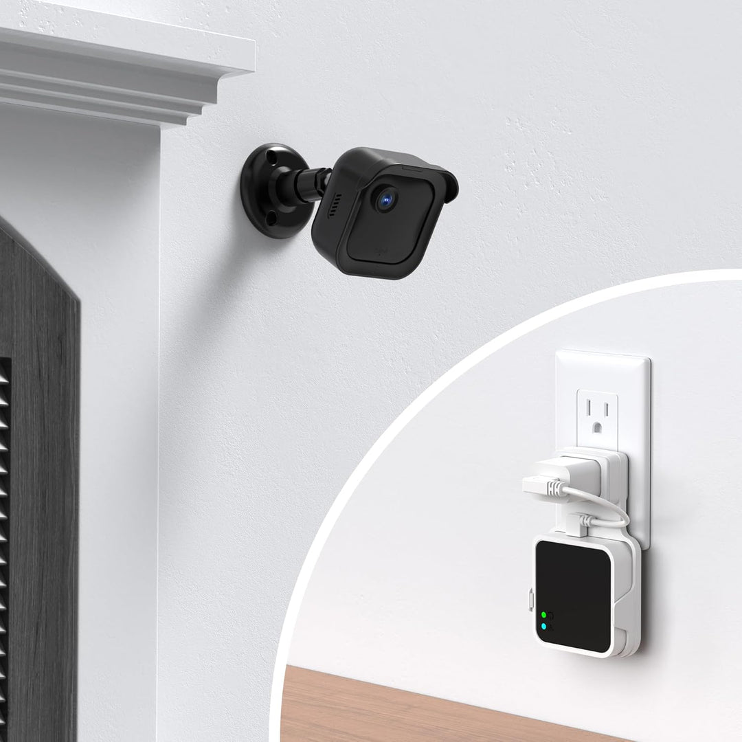 Outdoor Camera Mount for Blink Outdoor 4 (4th Gen) & 3rd Gen Camera, 3 Pack 360° Adjustable Wall Mount Bracket with Sync Module 2 Mount for Blink Camera System (Black, Cameras Not Included) - Just Closeouts Canada Inc.