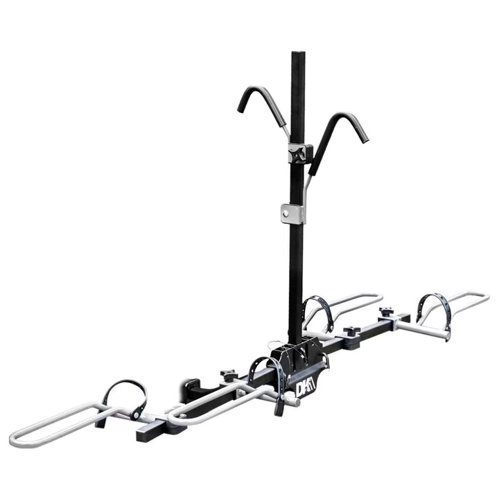 DK2 Hitch Mounted Bike Carrier for up to 2 Bicycles - Steel - 40-in x 10.5-in x 5.5-in -BCR590