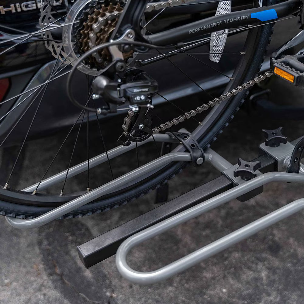 DK2 Hitch Mounted Bike Carrier for up to 2 Bicycles - Steel - 40-in x 10.5-in x 5.5-in -BCR590
