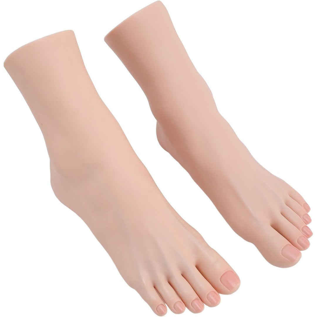 Pair of Silicone Practice Foot Models for Nail Art - Just Closeouts Canada Inc.X004PSFZI1