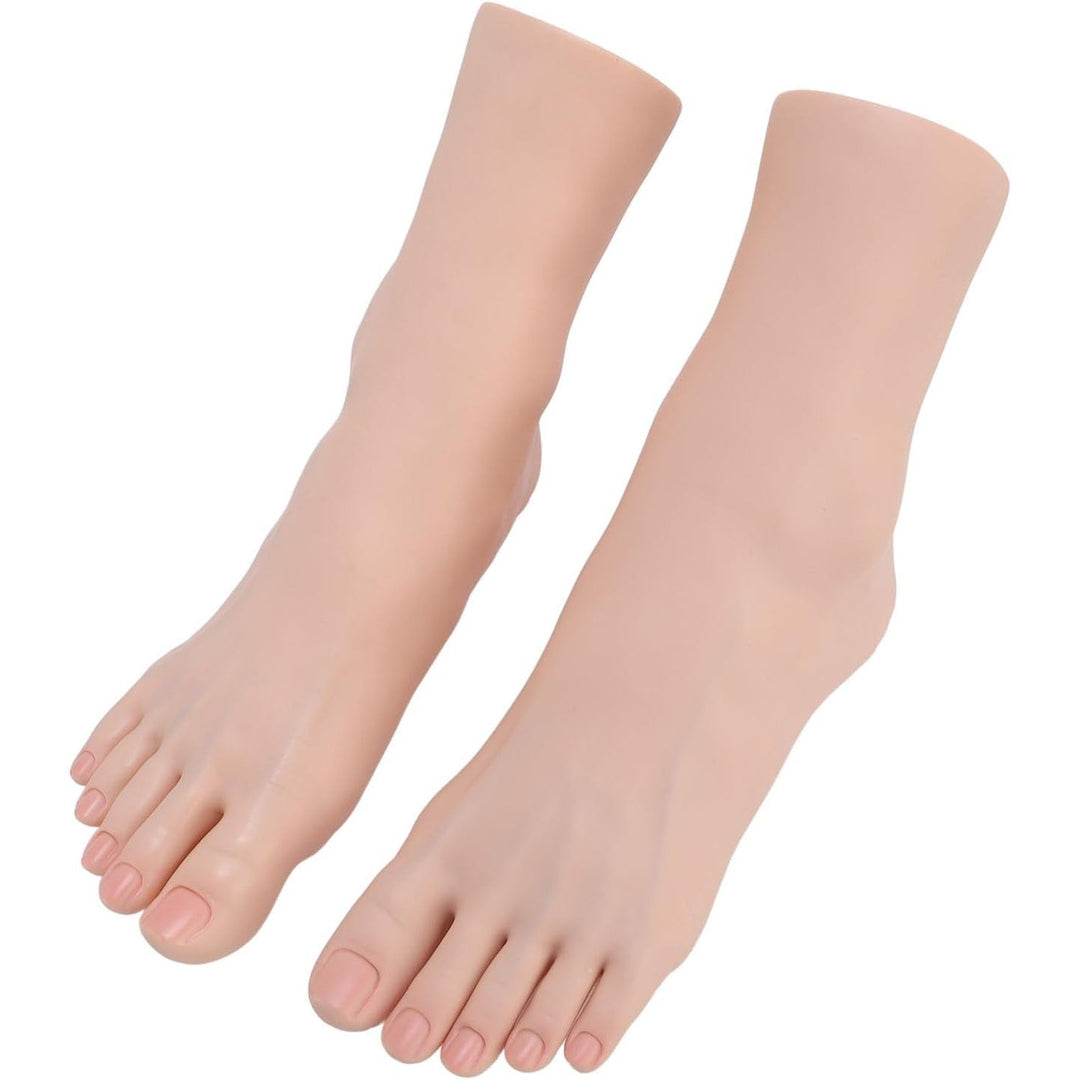 Pair of Silicone Practice Foot Models for Nail Art - Just Closeouts Canada Inc.X004PSFZI1