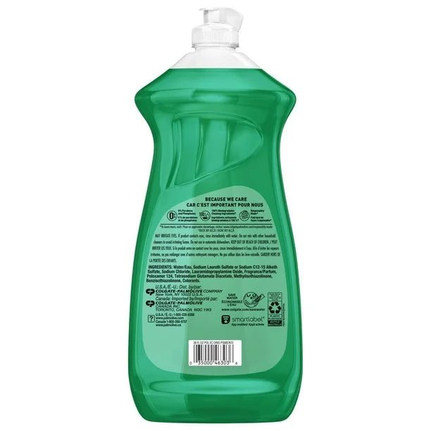 Palmolive Essential Clean Liquid Dish Soap, Original Scent - 828 ml - Just Closeouts Canada Inc.035000463036