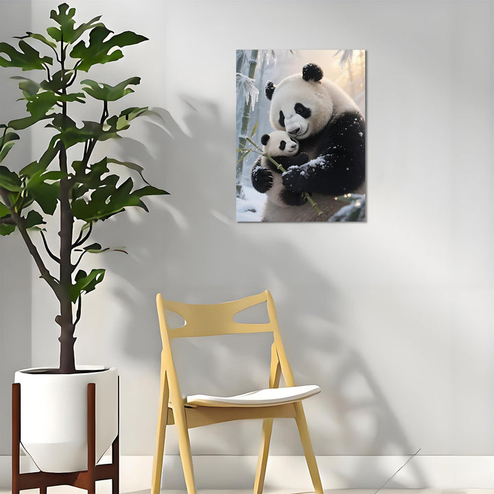 Panda and Cub Diamond Painting Kit, 12 x 16 in - Just Closeouts Canada Inc.