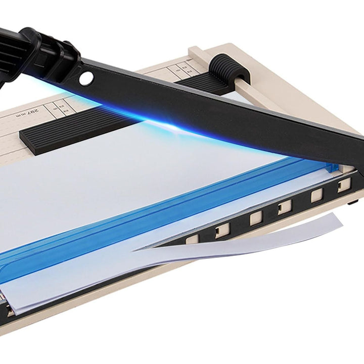 Paper Cutter, 12" Guillotine Paper Cutter with Corner Rounder, Paper Trimmer 15 Sheets Capacity, Paper Cutting Board with Safety Guard, Perfect for Photos,Cardstock,Cardboard,Vinyl,Crafts - Just Closeouts Canada Inc.
