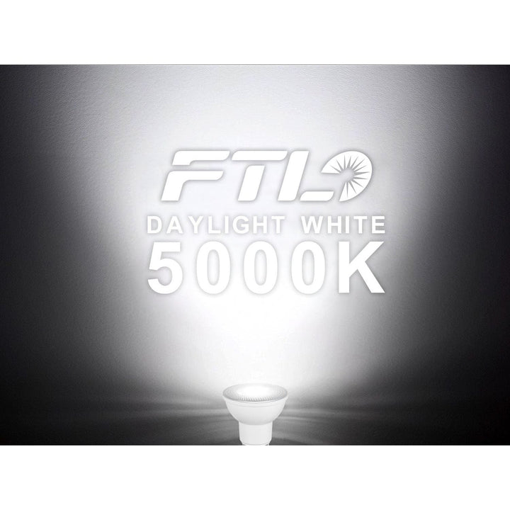 PAR20 LED Flood Light Dimmable 5000K Daylight White 7W E26 Spot (50W Halogen Equivalent) 600LM 40 Degree Indoor Recessed Track Lighting Bulbs 6 - Pack - Just Closeouts Canada Inc.X002H2PWMV