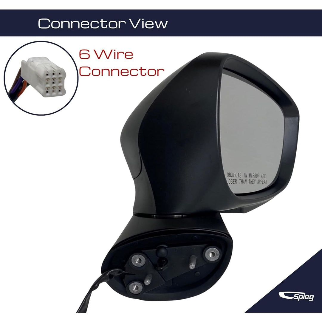 Passenger Side Mirror Replacement for Mazda CX - 5 2015 - 2016 Power Heated Led Turn Signal PTM 6PIN (Right) - Just Closeouts Canada Inc.