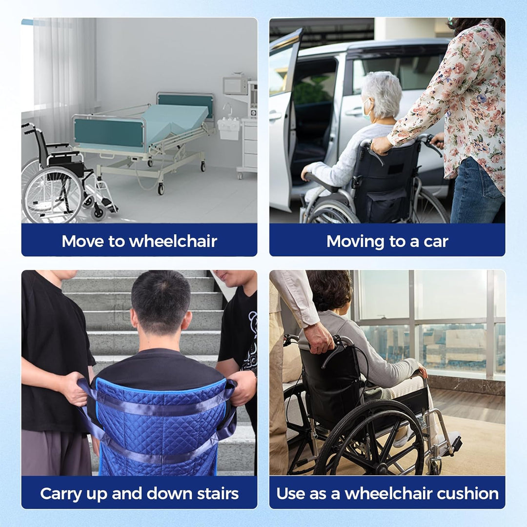 Patient Lift Transfer Chair, Stair Lifts for Seniors, Emergency Evacuation Chair Pad, Stair Assist Slide Board Transferring for Disabled - Just Closeouts Canada Inc.X004DO3D9P