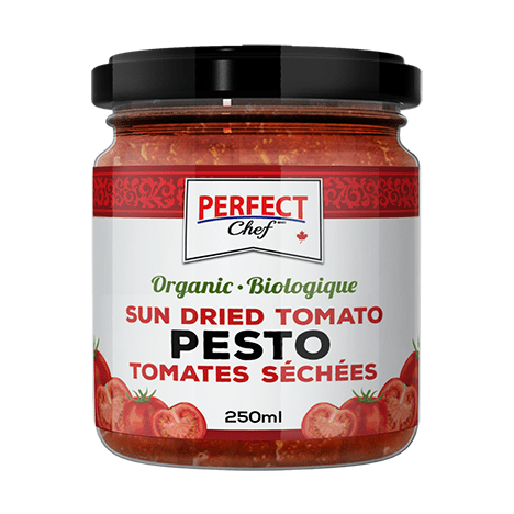 Perfect Chef Organic Sundried Tomato Pesto – 250ml - Just Closeouts Canada Inc.