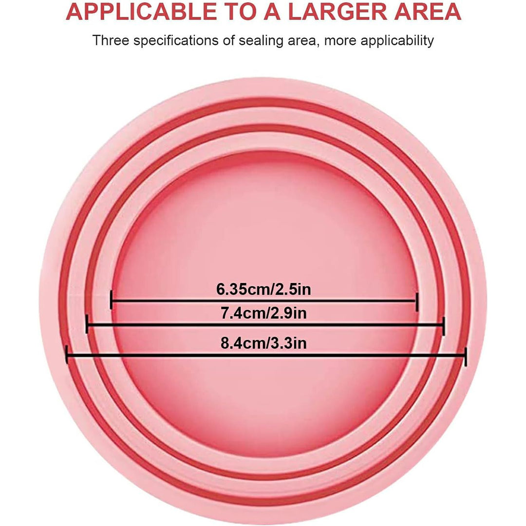 Pet Food Can Cover Set, Universal Silicone Cat Dog Food Can Lids 1 Fit 3 Standard Size Can Tops Covers for Pet Cat Dog Feeding Can and Wet Food Storage, Multi-Functional Pet Food Can Supplies(4PCS) - Just Closeouts Canada Inc.