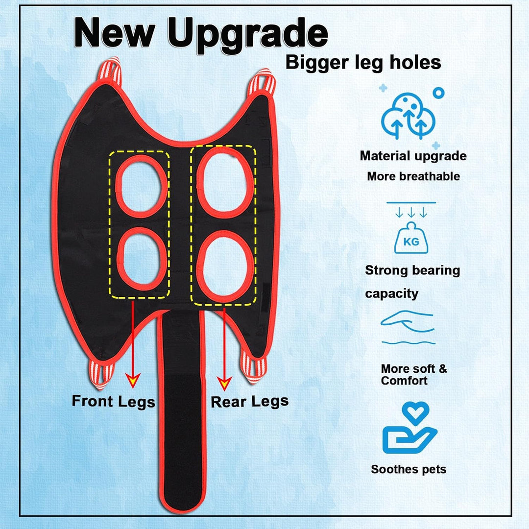 Pet Grooming Hammock – Black, XS, 6.5-Inch Leg Spacing - Just Closeouts Canada Inc.