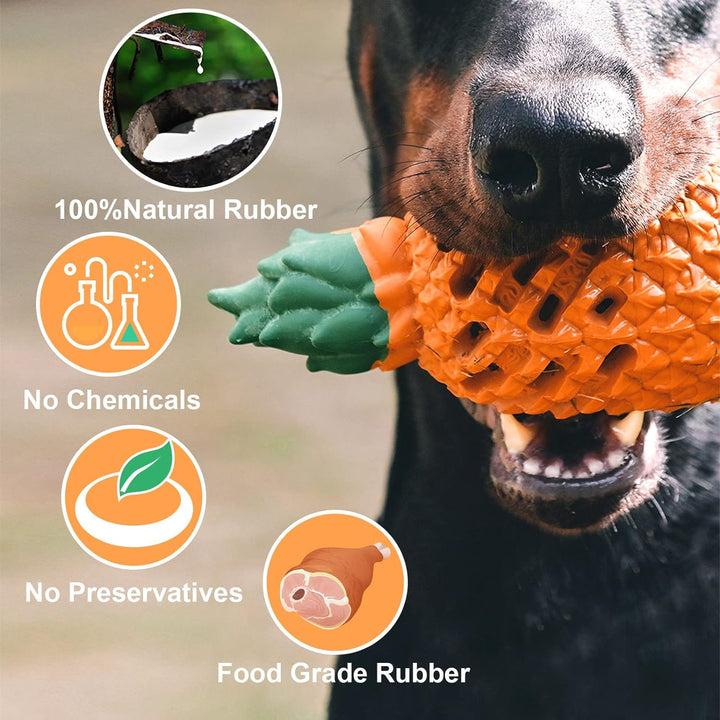 PETOPIA Small Dog Toys, Pineapple Dog Chew Toys, Dog Toys for Small Dogs, Dog Toys for Aggressive Chewers, Interactive Dog Toys - Just Closeouts Canada Inc.
