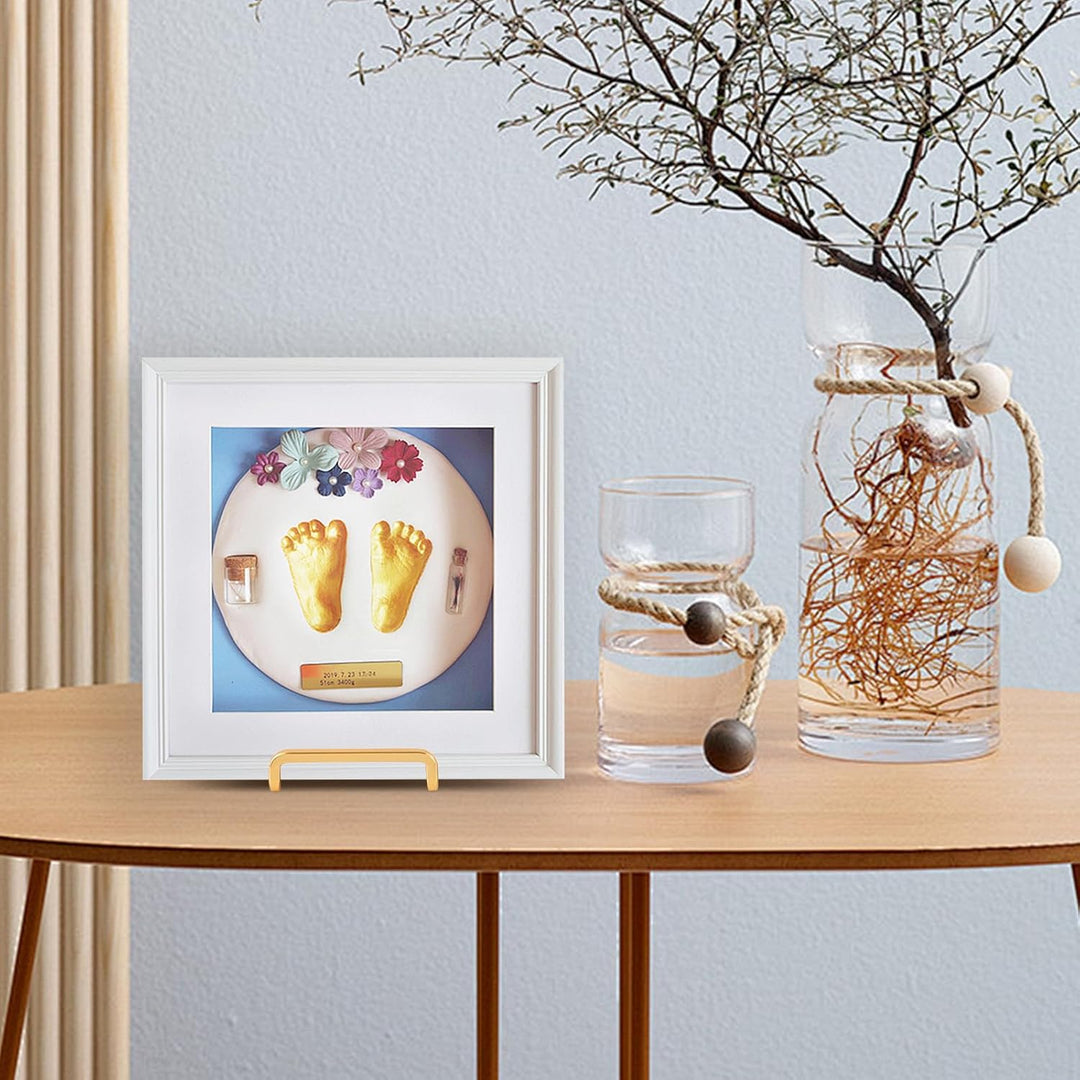 Plate Holder Easel Display Stand - 4.5 inch Metal Plate Stands for Display - Tabletop Picture Stand - Gold Iron Easels for Display Pictures | Photo Frames | Book | Decorative Plates | Plaque - Just Closeouts Canada Inc.