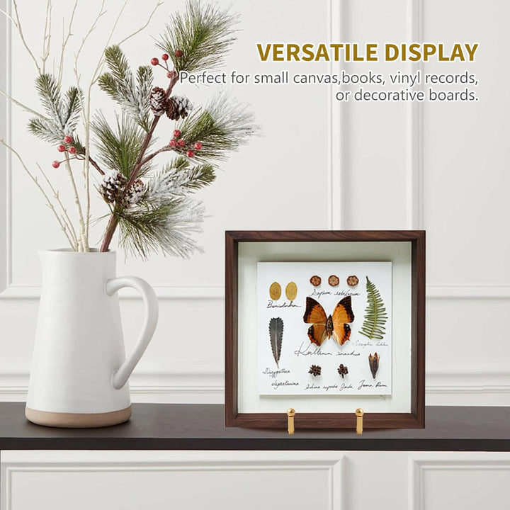 Plate Holder Easel Display Stand - 6 inch Metal Plate Stands for Display - Tabletop Picture Stand - Gold Iron Easels for Display Pictures | Photo Frames | Book | Decorative Plates | Plaque - 4 Pack, Gold - Just Closeouts Canada Inc.X003A3D7UP
