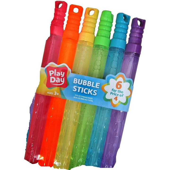 Play Day Bubble Sticks 6 Pack - Just Closeouts Canada Inc.