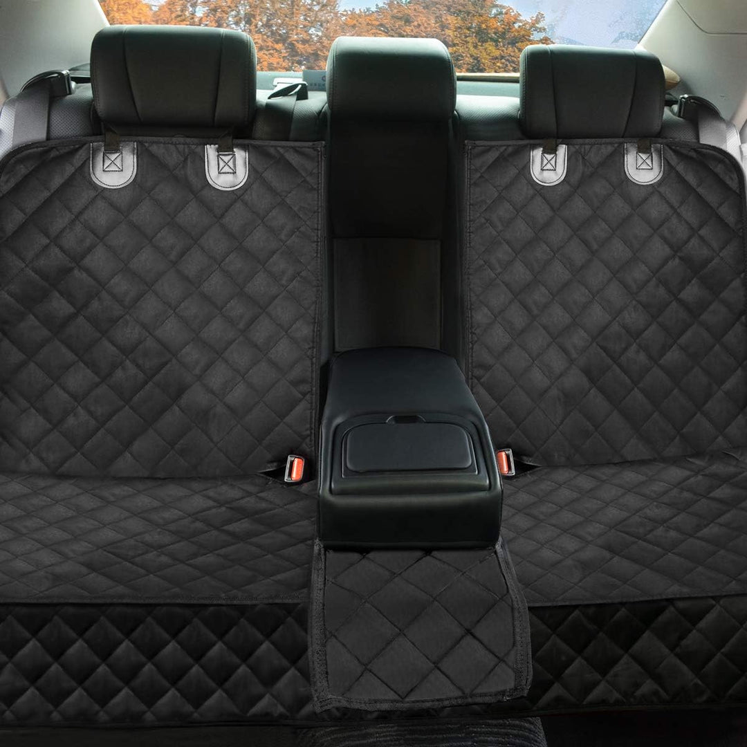 Portin Dog Car Seat Covers Pet Seat Cover, Waterproof Nonslip Bench Rear Seat Cover Compatible for Middle Seat Belt Fits Most Cars Trucks and SUVs MPVs - Just Closeouts Canada Inc.784099372940