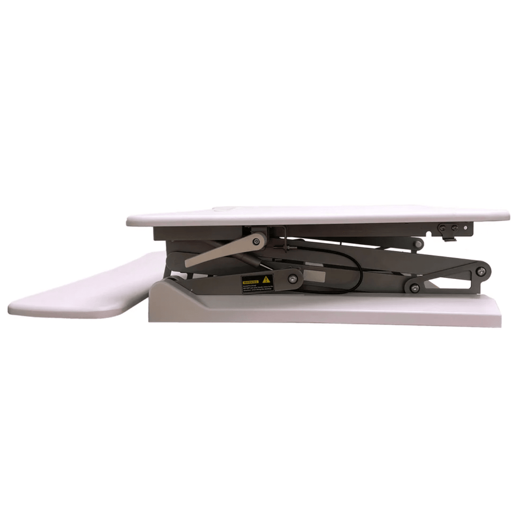 POSI203SWH Posidesk 29" Medium - Executive Standing Desk with Enlarged Keyboard Tray, White - Just Closeouts Canada Inc.