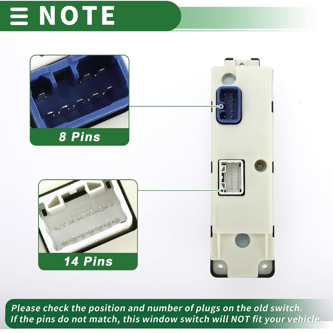 Power Window and Door Lock Switch for Colorado/Canyon, 25779766 - Just Closeouts Canada Inc.