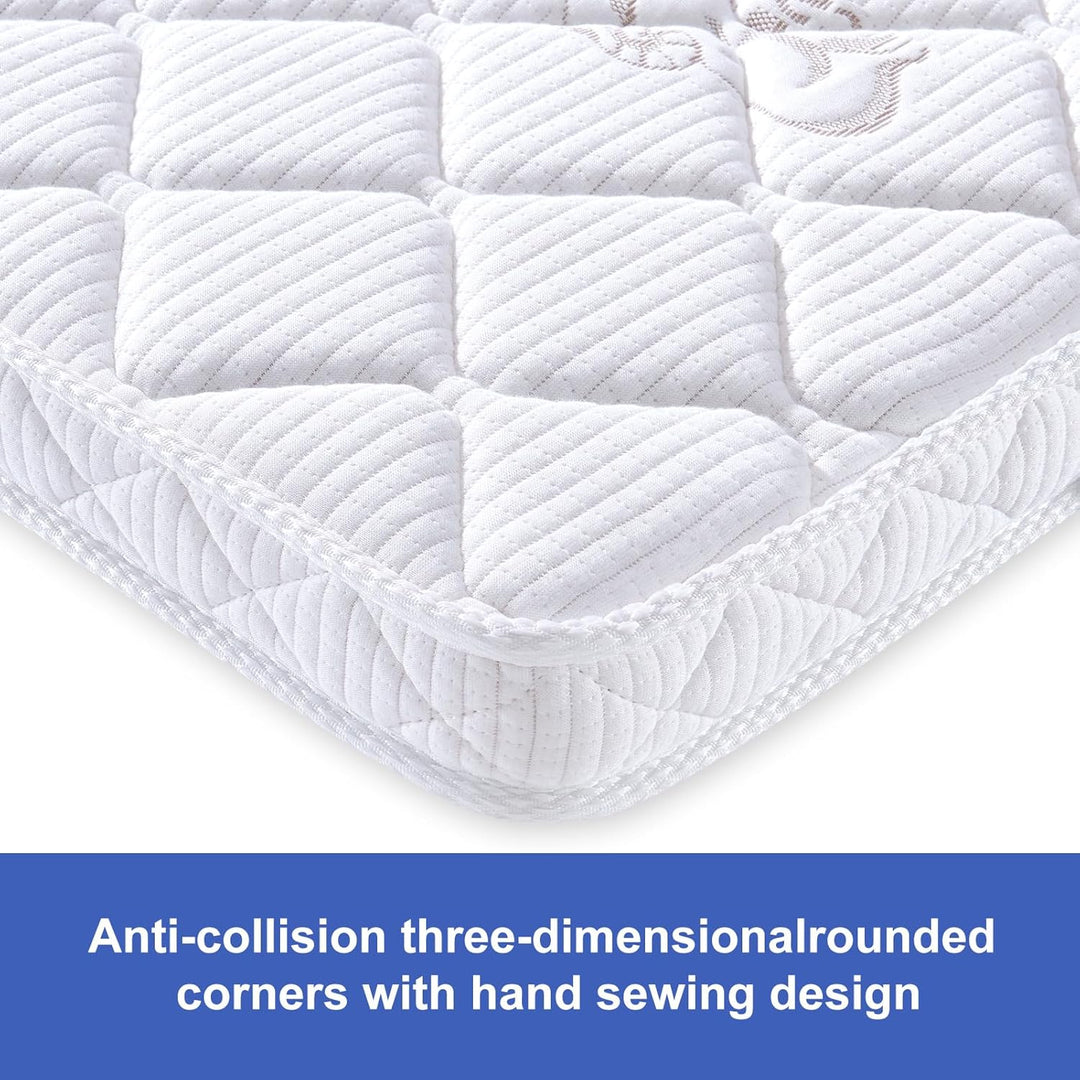 Premium Pack and Play Mattress Topper - 38" x 26" x 1.5", Breathable, Soft, Safety - Reinforced Play Yard Mattress for Babies and Toddlers, Fits Pack N Play Playpens, White - Just Closeouts Canada Inc.