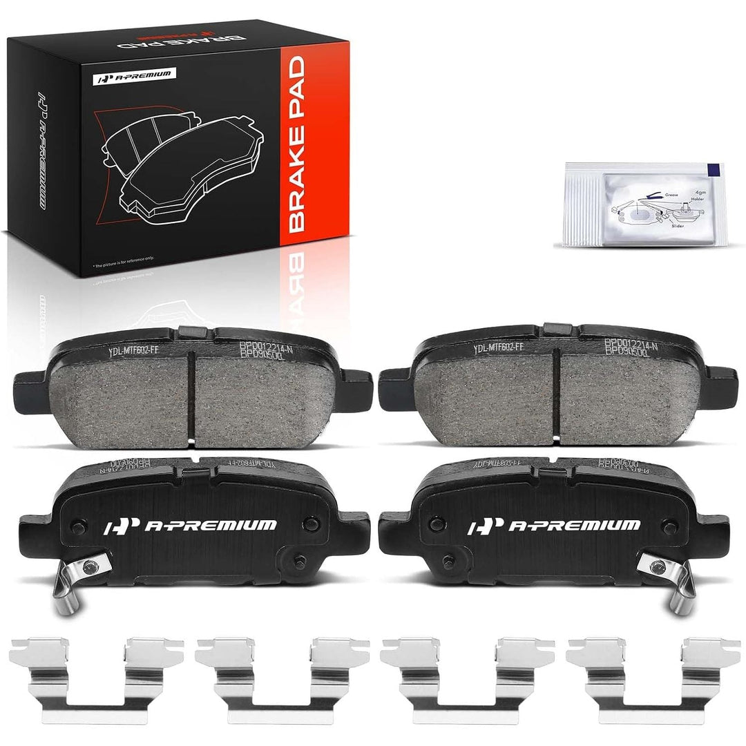 Rear Ceramic Disc Brake Pads, 4-Piece Set - Just Closeouts Canada Inc.