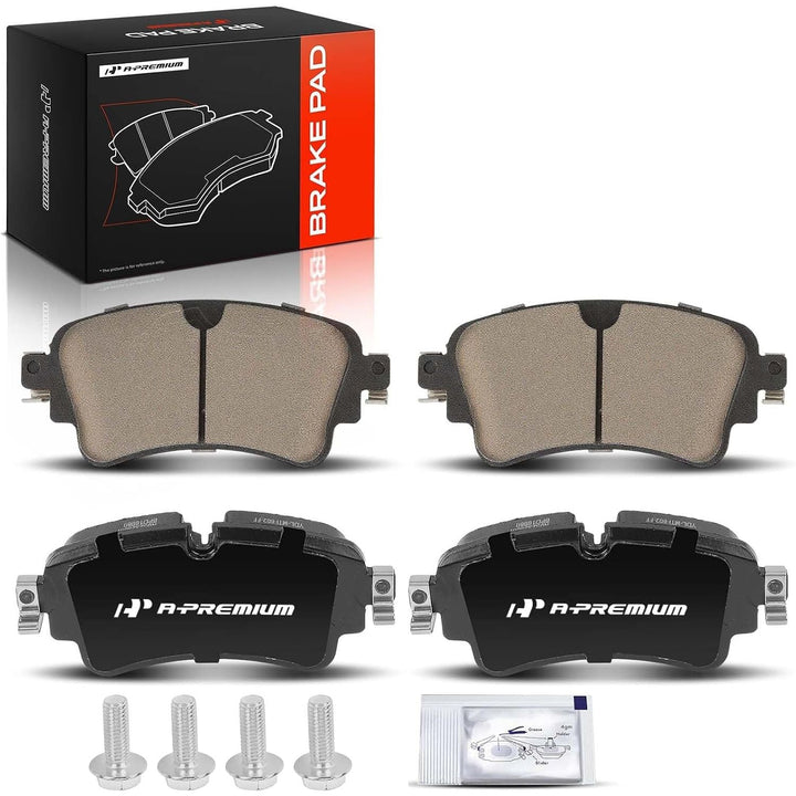 Rear Ceramic Disc Brake Pads Set Compatible with Audi A4 2017-2020, Q5 2018-2020, Q5 PHEV, A4/A6 Allroad, A4/A5/A6 Quattro, A5 Sportback, A7 Sportback, RS5, S4, S5, RS5/S5 Sportback, 4 Pcs - Just Closeouts Canada Inc.