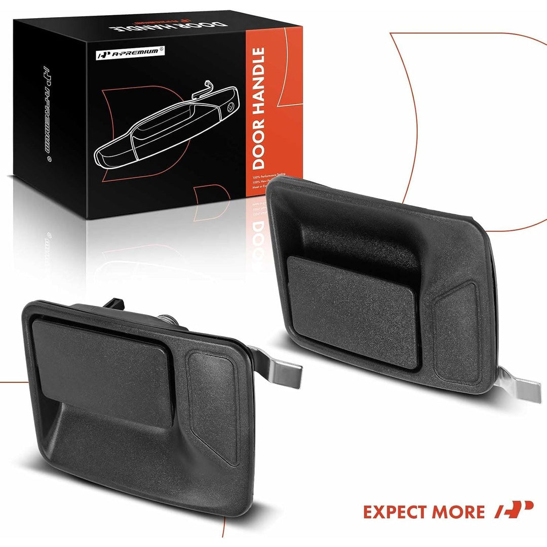 Rear Exterior Door Handles, Textured Black Pair for Select Ford Crew Cab and Excursion - Just Closeouts Canada Inc.