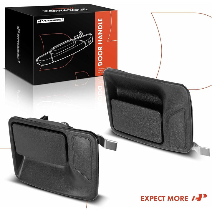 Rear Exterior Door Handles, Textured Black Pair for Select Ford Crew Cab and Excursion - Just Closeouts Canada Inc.