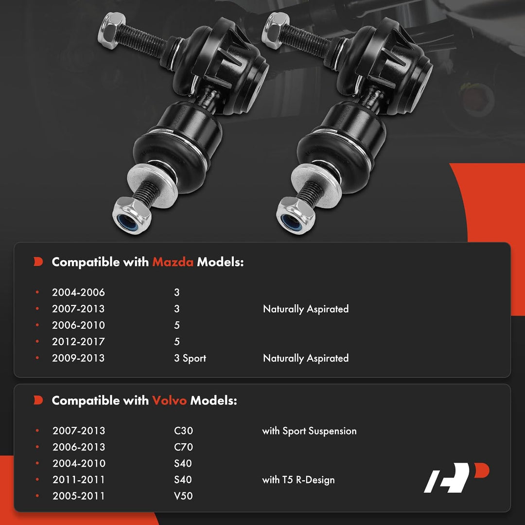 Rear Sway Bar Link Pair for 3, 5, C30, C70, S40 & V50 - Just Closeouts Canada Inc.